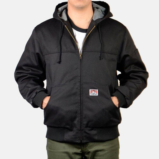 Ben Davis Men'S Hooded Zipper Front Jacket