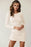 Womens Bodycon Ruched Mini Dress Long Sleeve Drawstring Stretchy Casual Ribbed Party Club Dresses