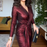 Glamour V-Neck Wrap Dress